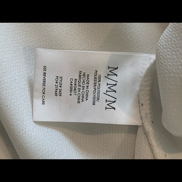 Cute white Cabi sleeveless blouse size medium - Picture 7 of 7